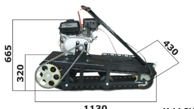 Мотобуксировщик XTREME-MOTORS "Конек-Горбунок" 6.5 л.с. в Рубцовске