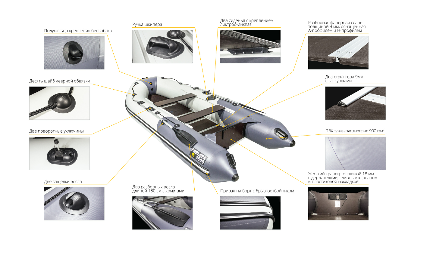 Лодка Ривьера Компакт 2900 СК в Рубцовске
