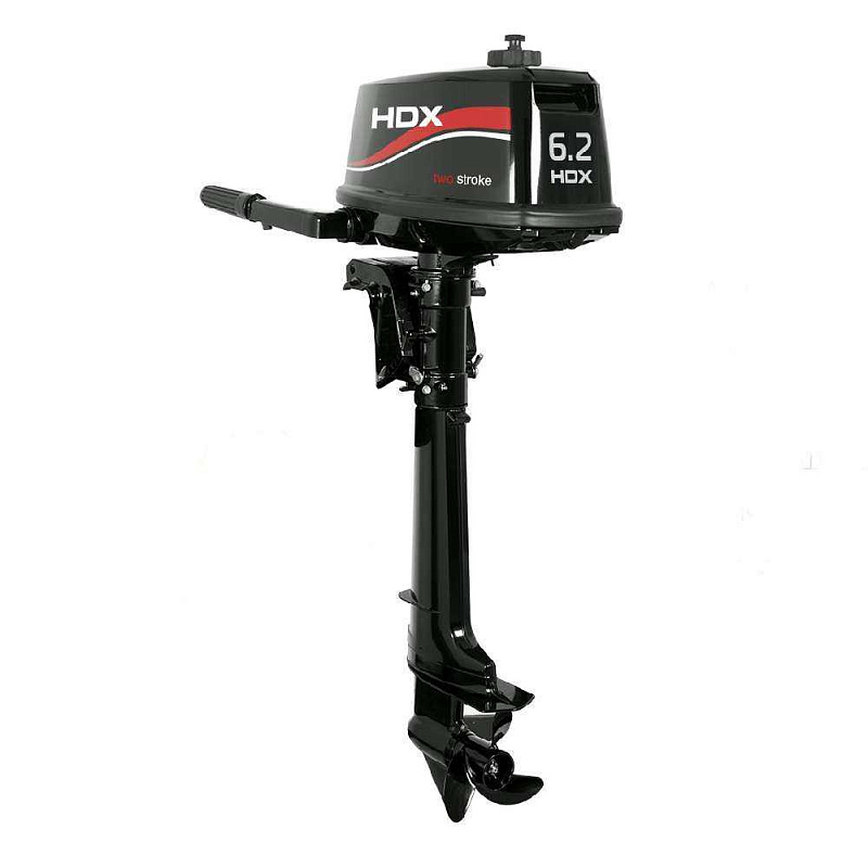 Лодочный мотор 2-х тактный HDX R series T 6,2 BMS (с топливным баком 12л) в Рубцовске