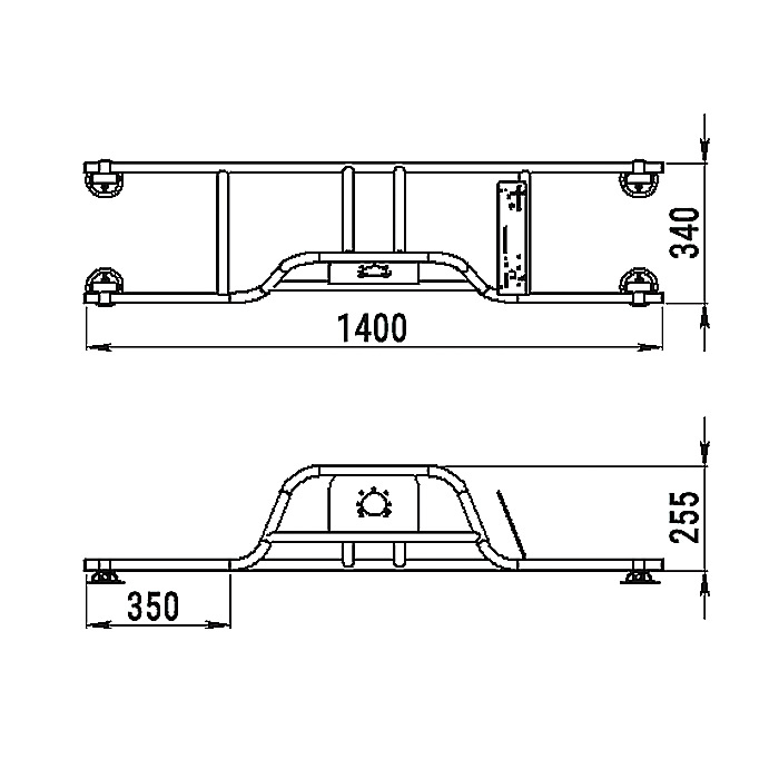 Стойка рулевая с бортовым креплением малая в Рубцовске