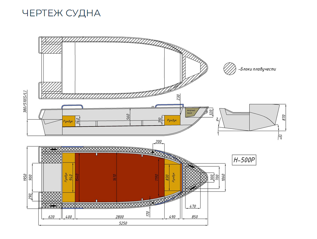 Алюминиевая лодка Неман-500 P в Рубцовске