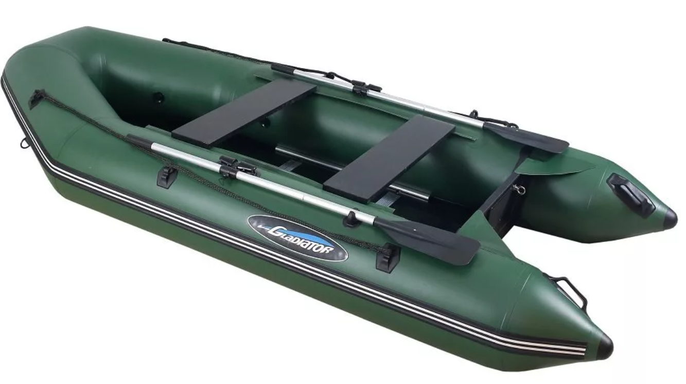 МОТОРНО-ГРЕБНАЯ ЛОДКА ПВХ GLADIATOR A 280 ТК С ФАНЕРНЫМ ДНОМ в Рубцовске