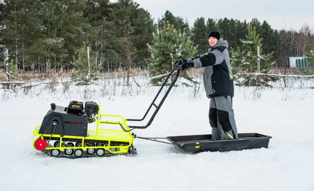 Мотобуксировщик Бурлак ХОЗЯИН-1 (капот ткань) в Рубцовске