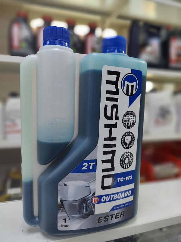 Масло MISHIMO 2T OUTBOARD (ESTER) полусинтетика 1 л в Рубцовске