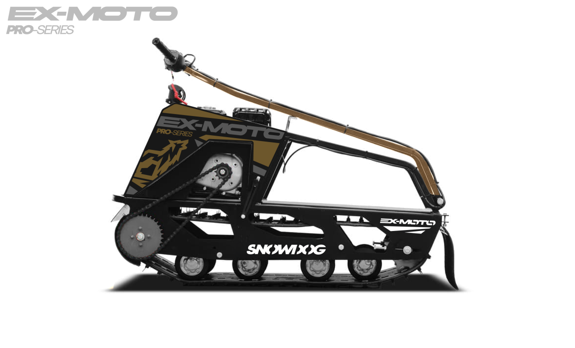 Мотобуксировщик EX-MOTO SNOWDOG S380 8л.с. в Рубцовске