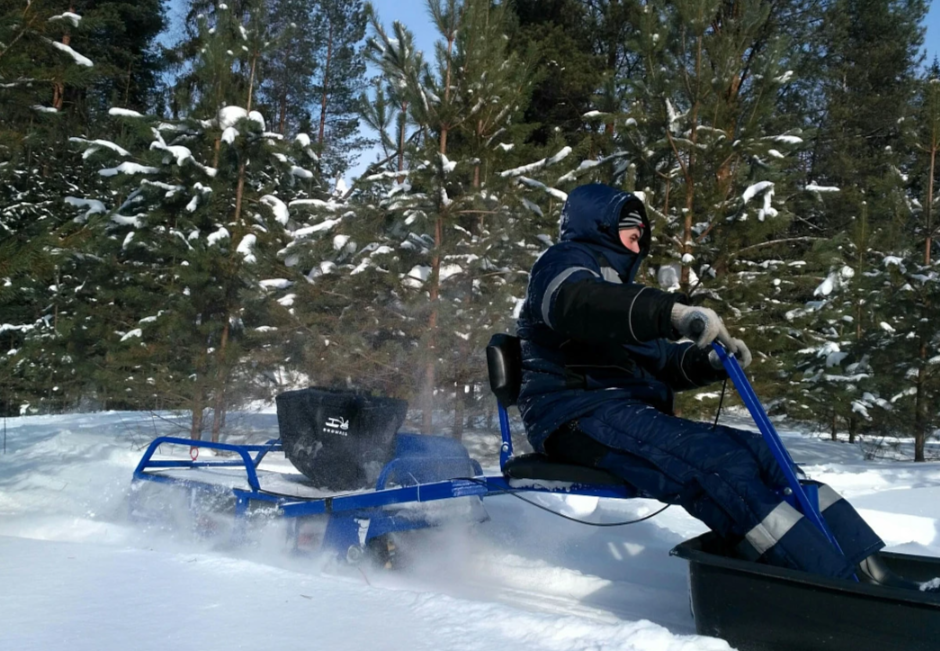 Мотобуксировщик толкач Альбатрос-XL8 с модулем. Без фары, склизы в Рубцовске