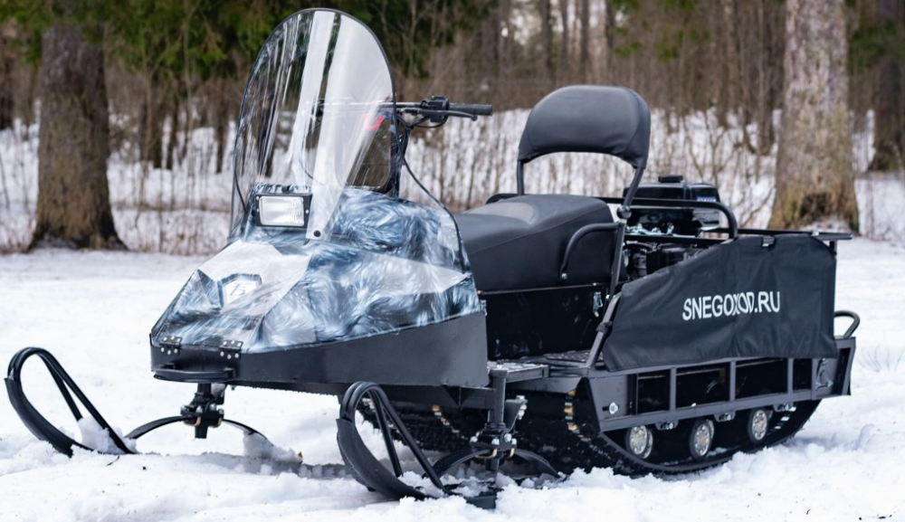 Миниснегоход Бурлак Егерь Экспедитор 15 л.с. , реверс, тормоз, капот белый в Рубцовске