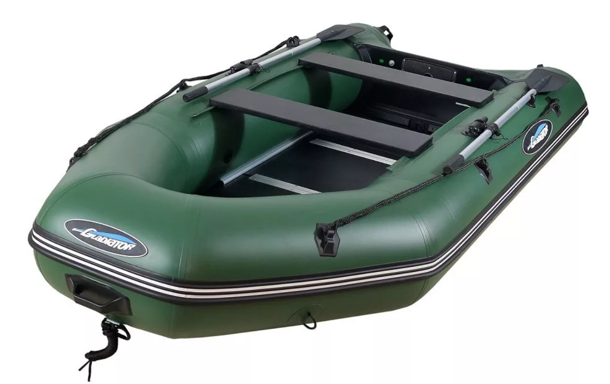 МОТОРНО-ГРЕБНАЯ ЛОДКА ПВХ GLADIATOR A 280 ТК С ФАНЕРНЫМ ДНОМ в Рубцовске