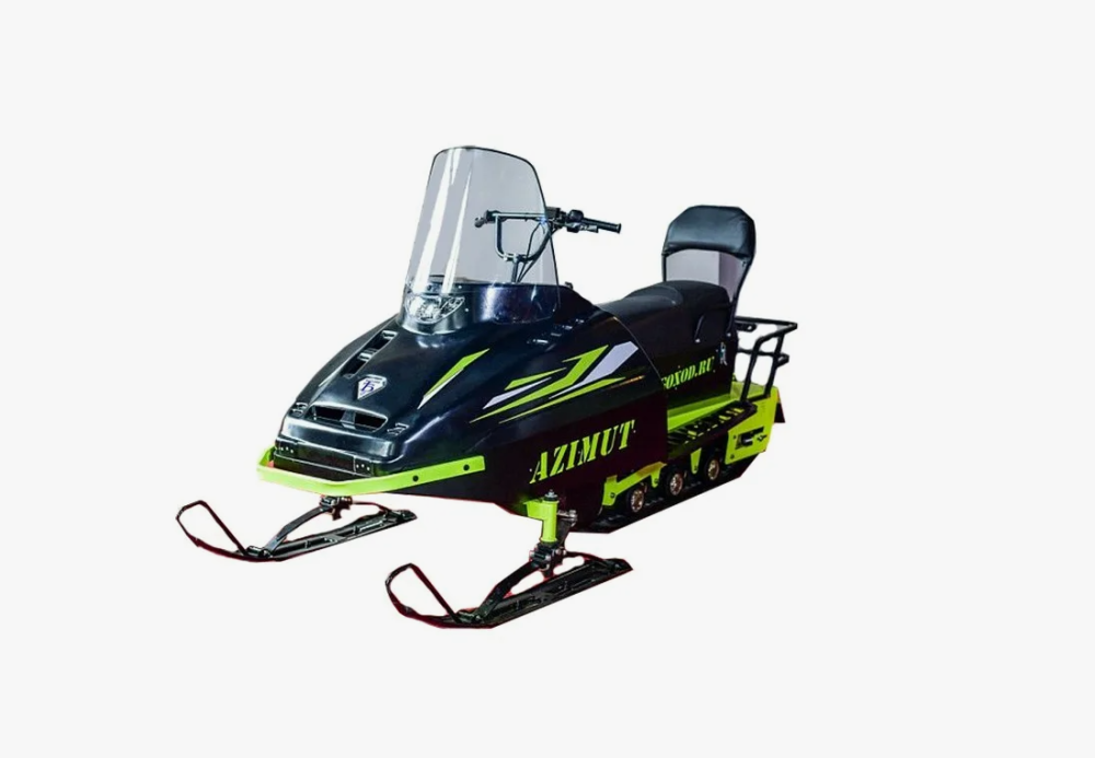 Миниснегоход Бурлак Азимут 20 л.с. , эл.запуск, реверс, тормоз гидравл, капот черный в Рубцовске