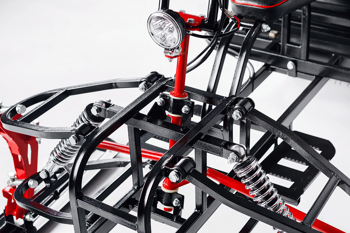 Лыжный модуль IKUDZO TERRAIN с подогревом ручек металлические лыжи в Рубцовске