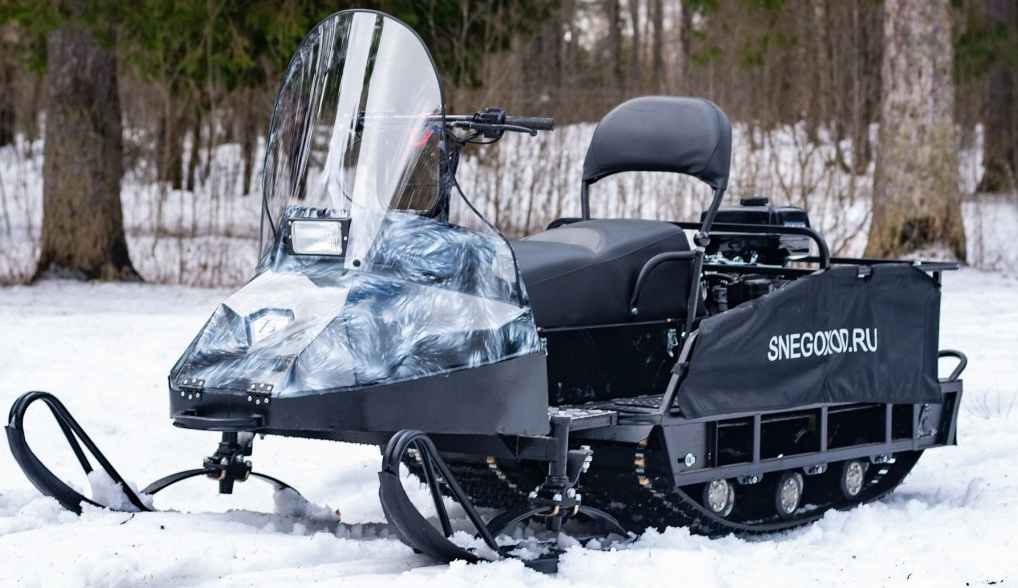 Миниснегоход Бурлак Егерь Экспедитор 15 л.с. , реверс, тормоз, капот белый в Рубцовске
