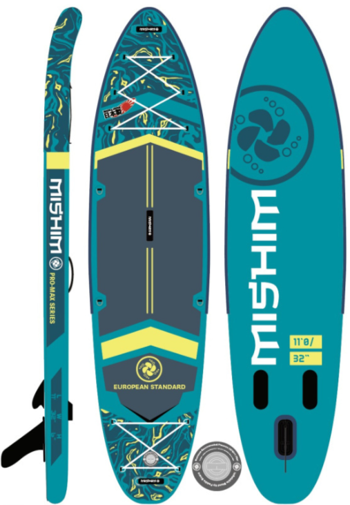 SUP (САП) Доска MISHIMO PRO-MAX Light Teal 12,6’ (385см) в Рубцовске