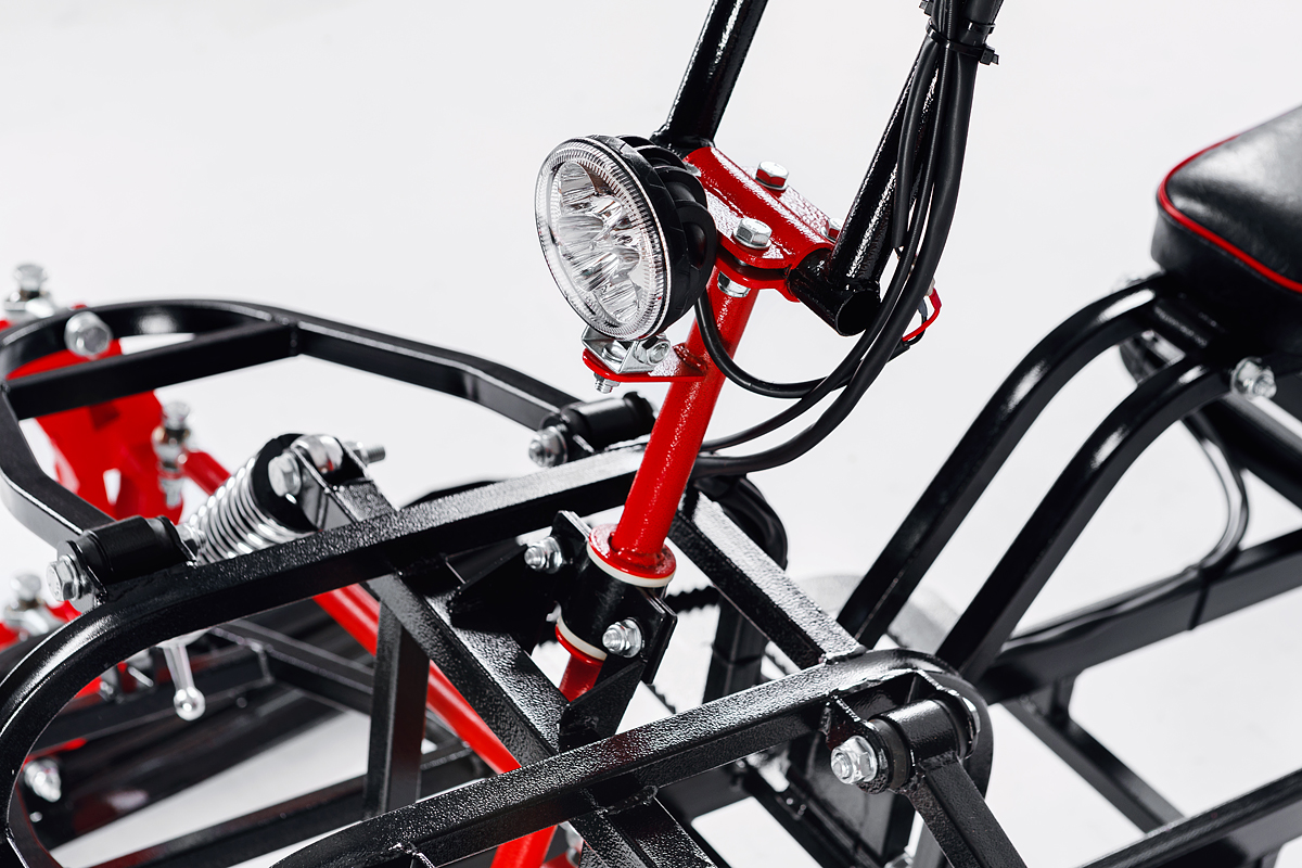 Лыжный модуль IKUDZO TERRAIN с подогревом ручек металлические лыжи в Рубцовске