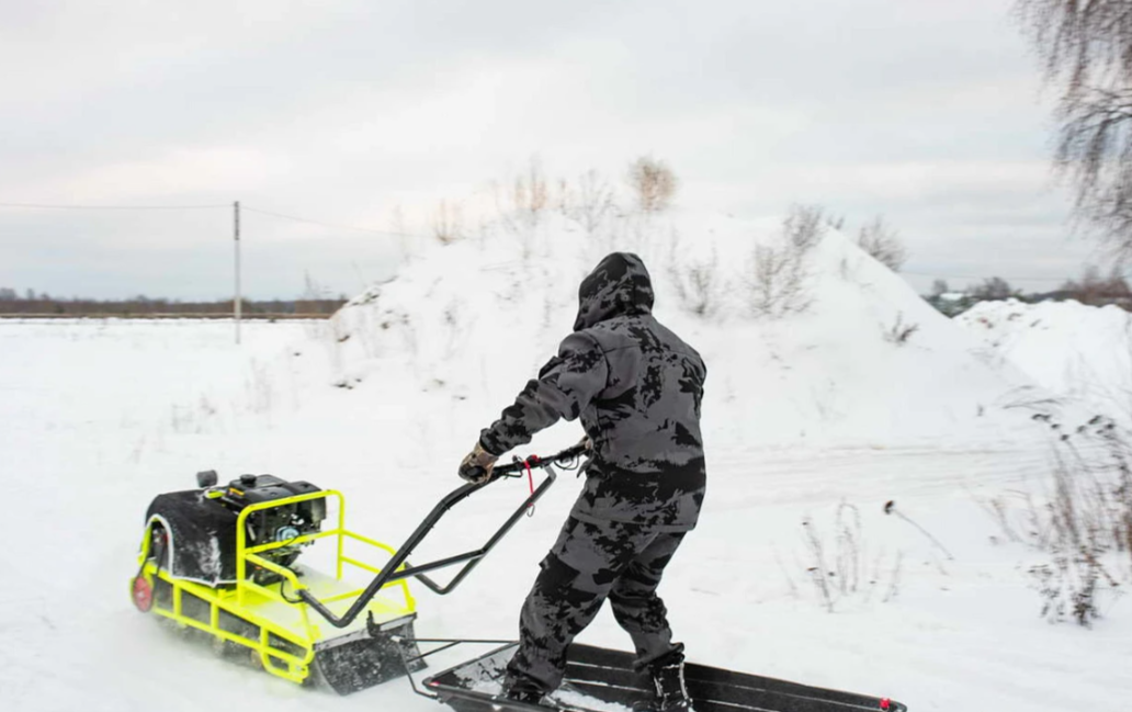 Мотобуксировщик Бурлак ХОЗЯИН-1 (капот ткань) в Рубцовске