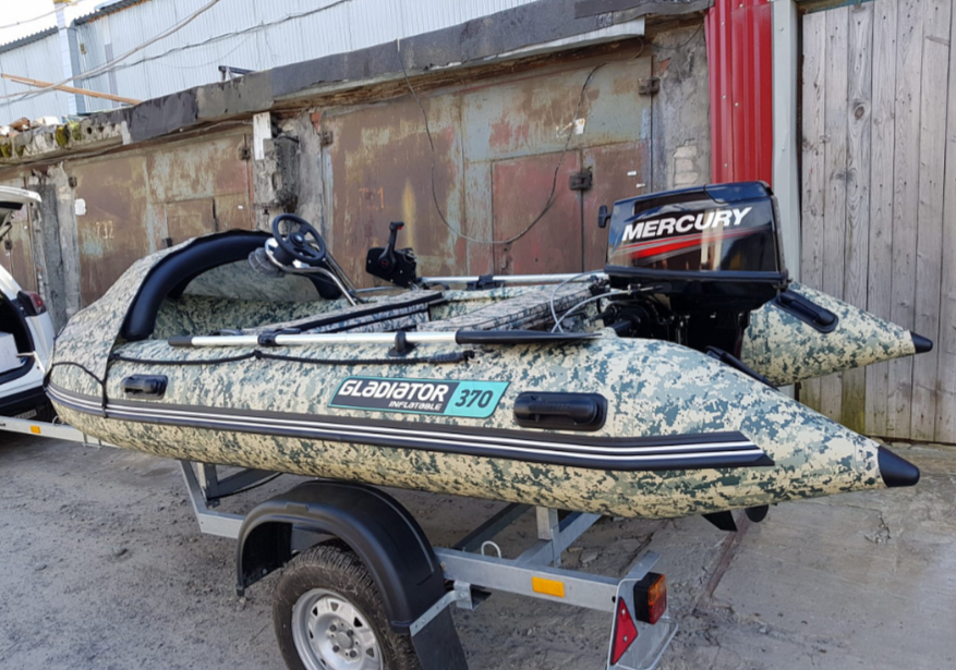НАДУВНАЯ ЛОДКА GLADIATOR C370AL в Рубцовске