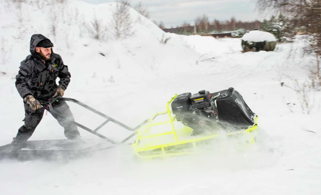 Мотобуксировщик Бурлак ХОЗЯИН-1 (капот ткань) в Рубцовске