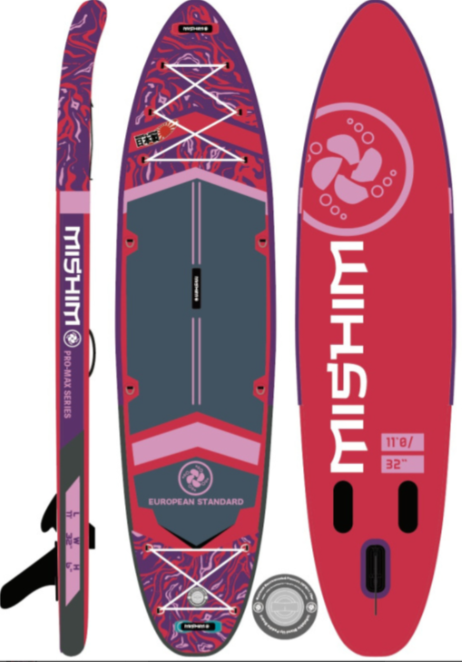 SUP (САП) Доска MISHIMO PRO-MAX Viva Magenta 10.8’ (330см) в Рубцовске