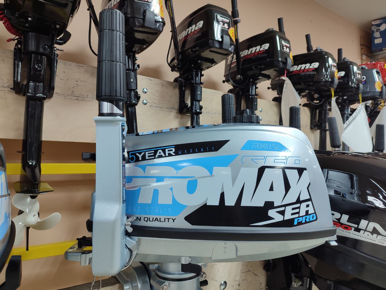 Лодочный мотор PROMAX SP5FHS (внешний бак 12 л) в Рубцовске