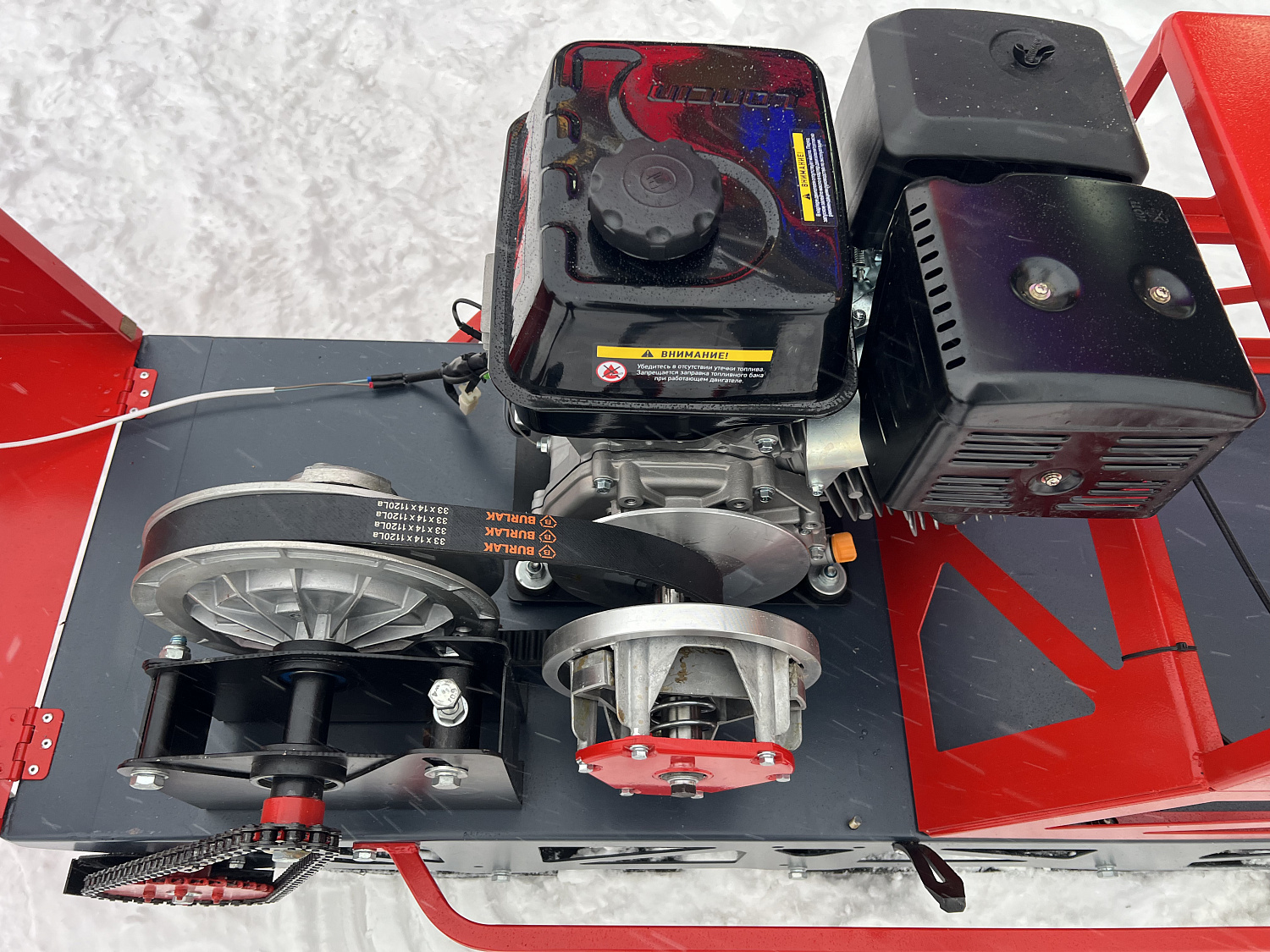 Мотобуксировщик EX-MOTO SNOWDOG S500 15л.с в Рубцовске