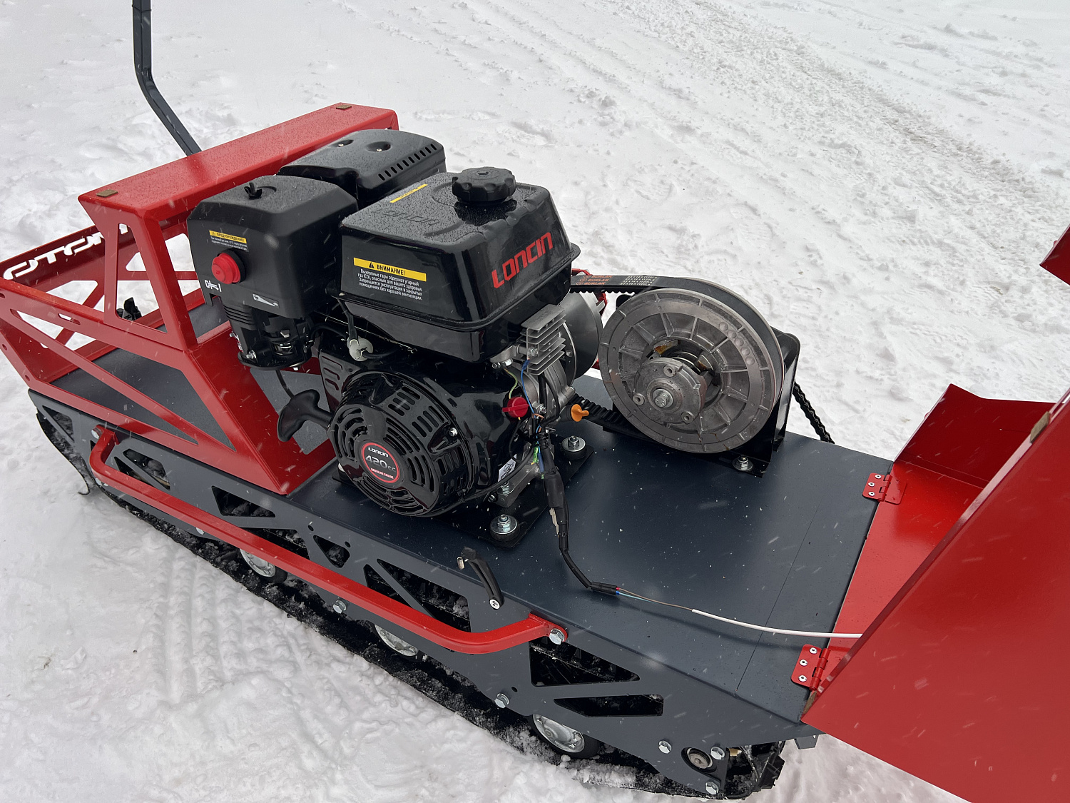 Мотобуксировщик EX-MOTO SNOWDOG S500 15л.с в Рубцовске