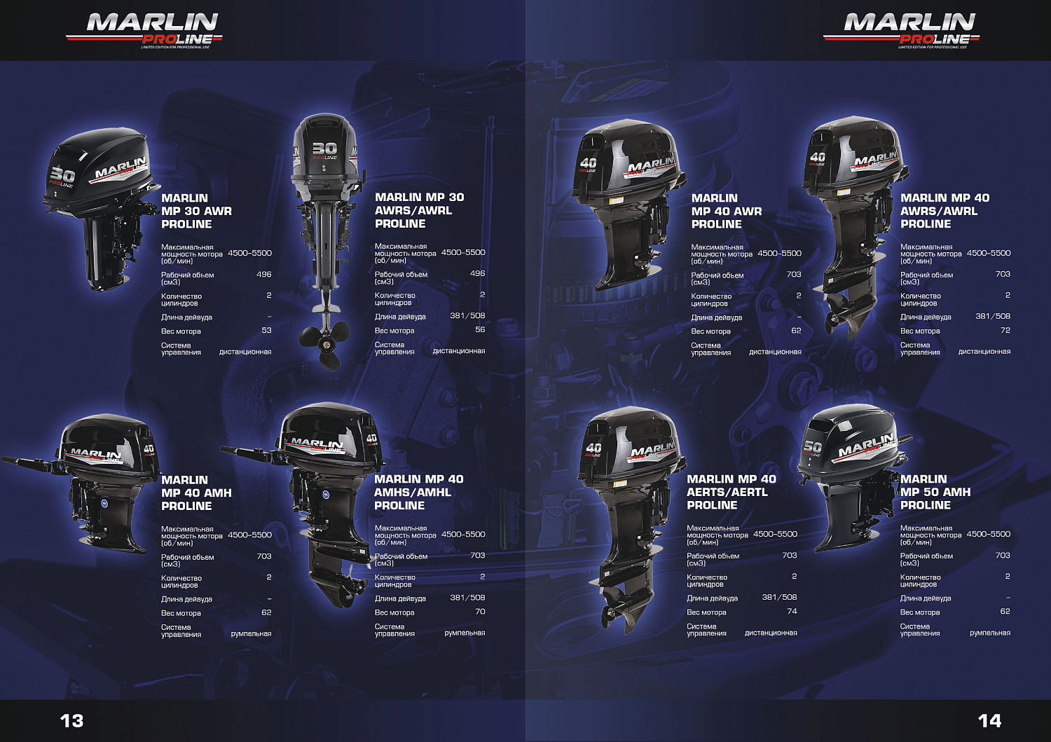 Лодочный мотор MARLIN PROLINE MP 30 AWR в Рубцовске