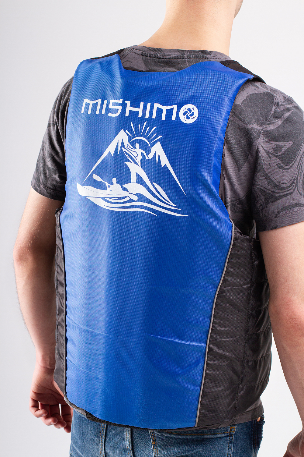 Жилет спасательный MISHIMO PRO Премиум качества Черно-синий в Рубцовске