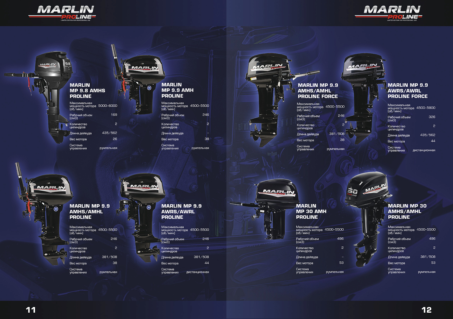 Лодочный мотор MARLIN PROLINE MP 30 AWR в Рубцовске